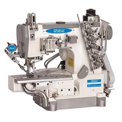 QS-600D-35ZD-UTシリンダー ベッドのディレクト・ドライブの自動トリマーの高速左のカッターの連結の産業ミシン
