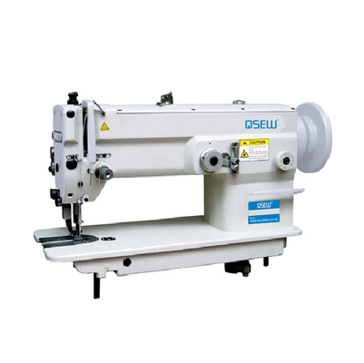 QS-2530S大きいホックの自動潤滑の倍のpresserのフィートの上および下の供給のジグザグ形の産業ミシン