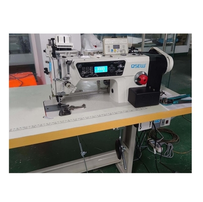 QS-S5Tの上および最下の供給の安い寝具のジッパーの歩くフィートの本縫いの産業ミシンの寝具の枕および羽毛布団